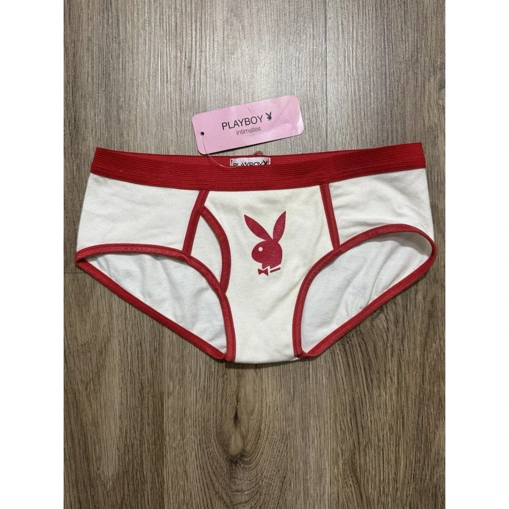 Y2K Vintage Playboy Kiss My Bunny Head Briefs Underwear‎ Size S